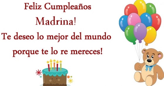 Lindas y Tiernas Dedicatorias para el Cumpleaños de una Madrina | Cumpleaños  Feliz A Ti