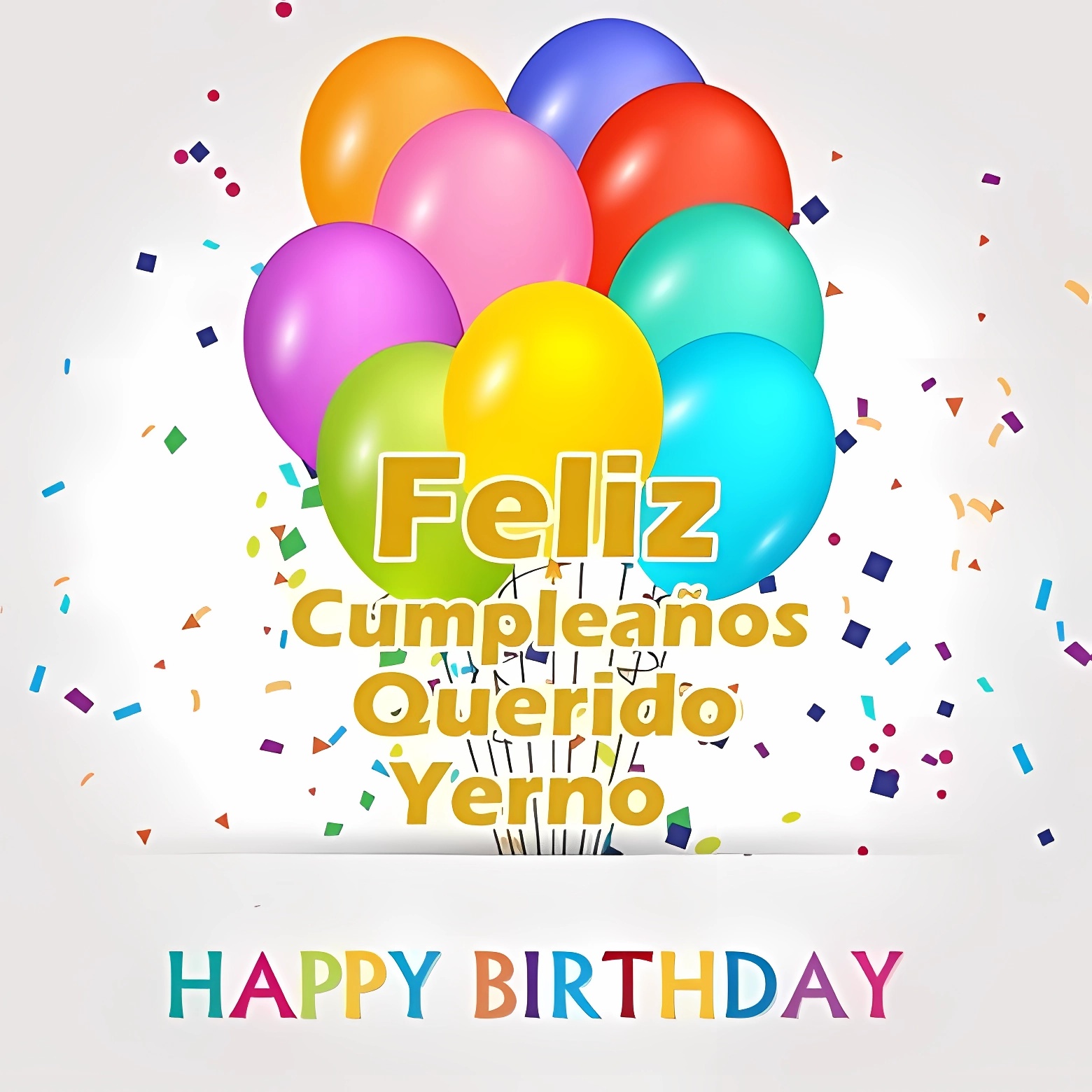 10 Bellas Tarjetas de Feliz Cumpleaños para un Yerno | Cumpleaños Feliz A Ti